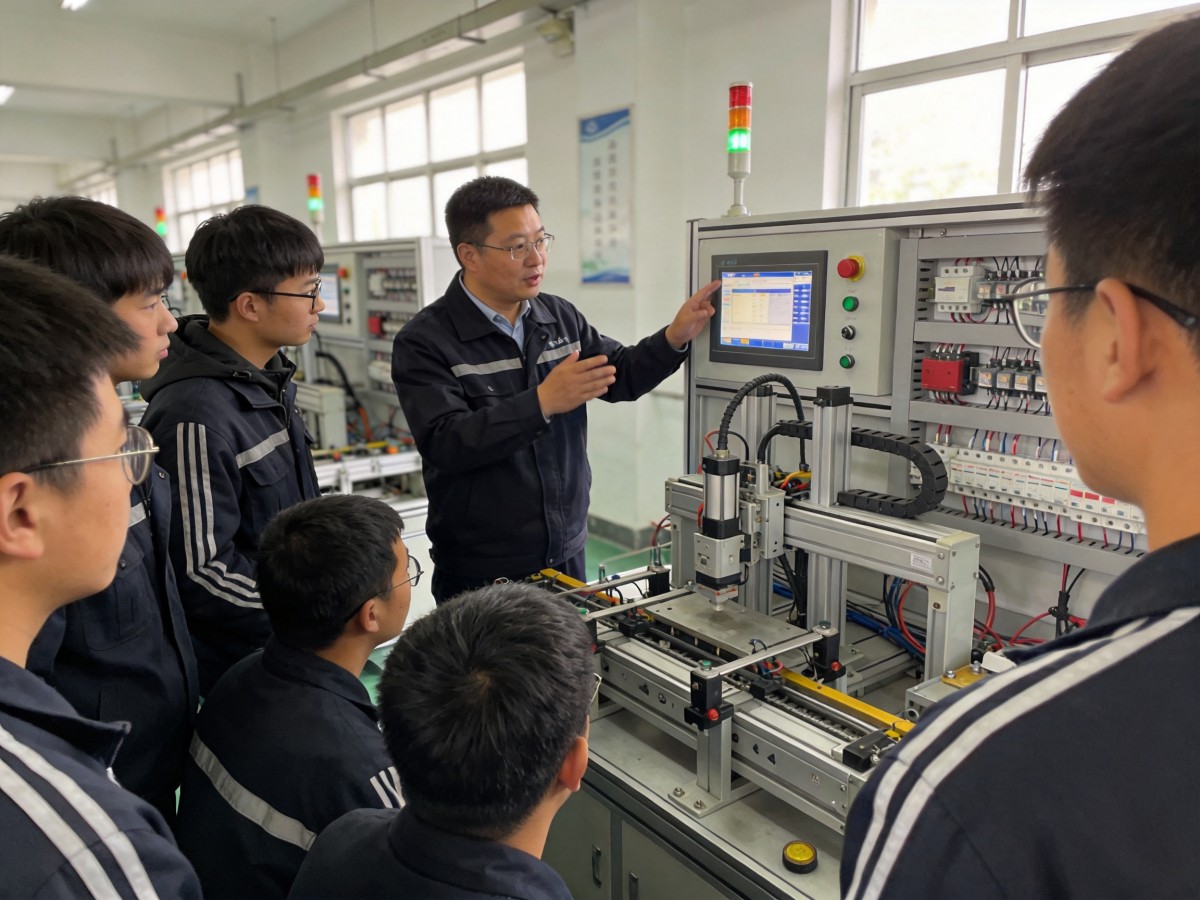 焊接技术应用实验室建设怎么解决？二氧化碳气体保护焊课程弧光防护与观摩冲突的落地方案 · 实训教学现场
