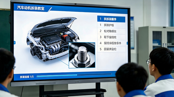 电子技术应用实验室建设怎么解决?电子测量与仪器使用课程检测仪器分散的落地方案 · 示教与观看场景